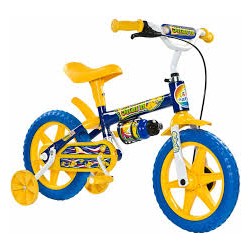 BICICLETA ARO 12 MASC SHARK AZUL NATHOR