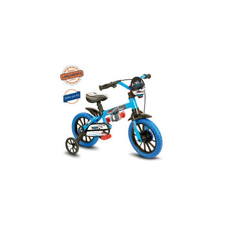 BICICLETA ARO 12 MASC VELOZ AZL/PTO NATHOR